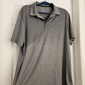 EXP Grey Men's Golf Short Sleeve Buttoned Polo size XL‎